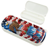 1Pc DIY Diamond Painting Stationery Box Kit Festival Style, 5D Round and Special Shaped Crystal Diamond Art Pencil Box, Perfect Handmade Gift