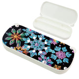 DIY Diamond Painting Stationery box |Blue Flower