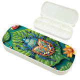 DIY Diamond Painting Stationery Box Kit|Insect Green Leaves