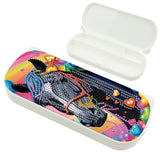1Pc DIY Diamond Painting Stationery Box Kit Exquisite Patterns, 5D Round and Special Shaped Crystal Diamond Art Pencil Box, Perfect Handmade Gift