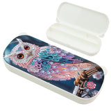1Pc DIY Diamond Painting Stationery Box Kit Exquisite Patterns, 5D Round and Special Shaped Crystal Diamond Art Pencil Box, Perfect Handmade Gift