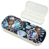 DIY Diamond Painting Stationery Box Kit|Blue Diamond Love