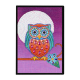 Diamond Painting Notebook Kit, 5D DIY Diamond Art Painting Special Shape Crystal Artificial Diamond Partial Mosaic Crafts Notebook Kit