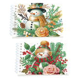 2 Pack DIY Diamond Painting Spiral Mini Sketchbook Kit, Portable Special Shaped Diamond Art Diamond Painting Notebook Kit for Adults