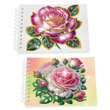 2 Pack DIY Diamond Painting Spiral Mini Sketchbook Kit, Portable Special Shaped Diamond Art Diamond Painting Notebook Kit for Adults