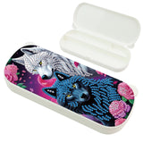 DIY Diamond Painting Stationery Box Kit|Two Wolves