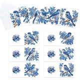 6pcs Diamond Painting Kit Greeting Card, Birdie 5D DIY Diamond Handmade Holiday Greeting Card with Envelope, Christmas Gift Congratulation