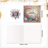6pcs Diamond Art Painting Kit Greeting Card, Dream Beauty 5D DIY Special Shape Diamond Greeting Card Creative Gift, Christmas Thanksgiving Greeting Card Congratulation