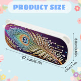 DIY Diamond Painting Stationery Box Kit|Peacock Feather