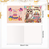 6 Pieces Diamond Art Painted Greeting Cards, Christmas Tree Snowman Truck Gift 5D DIY Special Shape Diamond Card Creative Gift, Christmas Thanksgiving Greeting Card Congratulation
