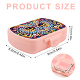 1Pc DIY Diamond Painting Storage Box Kit- Portable Small Item Storage Box, Travel-Friendly Special Shape Diamond Handmade Art Storage Box