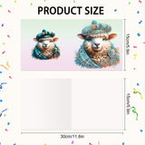 6pcs Diamond Art Painting Kit Greeting Card, Hat Goat 5D DIY Special Shape Diamond Greeting Card Creative Gifts, Christmas Thanksgiving Greeting Card Congratulation