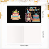 6pcs Diamond Art Painting Kit Greeting Card, Crocodile Elephant etc Birthday Party 5D DIY Special Shape Diamond Greeting Card Creative Gift, Christmas Thanksgiving Greeting Card Congratulation