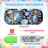 DIY Diamond Painting Stationery Box Kit|Blue Diamond Love