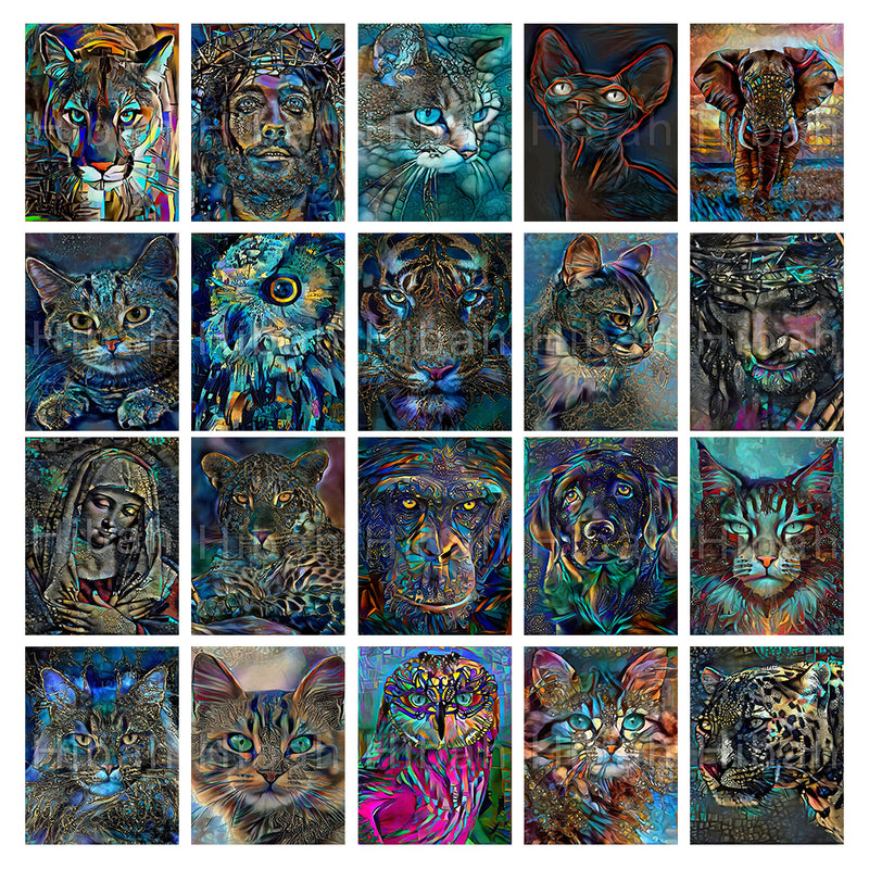 Hibah-Diamond painting art studio
