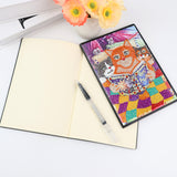 Diamond Painting Notebook Kit, 5D DIY Diamond Art Painting Special Shape Crystal Artificial Diamond Partial Mosaic Crafts Notebook Kit