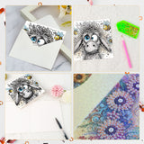6pcs Diamond Art Painting Kit Greeting Card, Messy Goat 5D DIY Special Shape Diamond Greeting Card Creative Gifts, Christmas Thanksgiving Greeting Card Congratulation