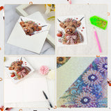 6 pcs Diamond Art Painting Kit Greeting Card, Christmas Gift Gnome Fine Glitter Greeting Card 5D DIY Special Shape Diamond Card Creative Gift, Holiday Gift Congratulation