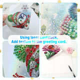 6pcs Diamond Art Painting Kit Greeting Card, Bugs in Flowers 5D DIY Special Shape Diamond Greeting Card Creative Gifts, Christmas Thanksgiving Greeting Card Congratulation