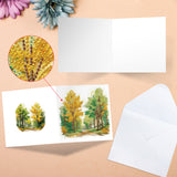 6pcs Diamond Painting Kit Greeting Card, Trees 5D DIY Diamond Handmade Holiday Greeting Card with Envelope, Christmas Gift Congratulations
