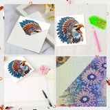 6pcs Diamond Art Painting Set Greeting Card, Bully Owl 5D DIY Special Shape Diamond Greeting Card Creative Gifts, Christmas Thanksgiving Greeting Card Congratulation