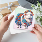 6pcs Diamond Art Painting Kit Greeting Card, Hat Goat 5D DIY Special Shape Diamond Greeting Card Creative Gifts, Christmas Thanksgiving Greeting Card Congratulation