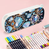 DIY Diamond Painting Stationery Box Kit|Blue Diamond Love