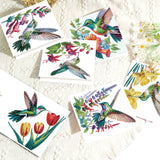 6pcs Diamond Art Painting Set Greeting Card, Tulip Birdie 5D DIY Special Shape Diamond Greeting Card Creative Gifts, Christmas Thanksgiving Greeting Card Congratulation