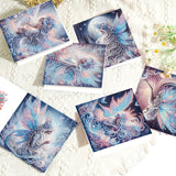 6pcs Diamond Art Painting Set Greeting Card, Sexy Angel 5D DIY Special Shape Diamond Greeting Card Creative Gifts, Christmas Thanksgiving Greeting Card Congratulation