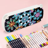DIY Diamond Painting Stationery box |Blue Flower