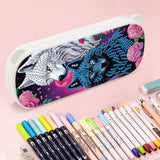DIY Diamond Painting Stationery Box Kit|Two Wolves