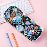 DIY Diamond Painting Stationery Box Kit|Blue Diamond Love