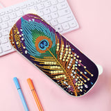 DIY Diamond Painting Stationery Box Kit|Peacock Feather
