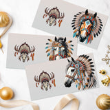 6pcs Diamond Art Painting Kit Greeting Card, Featured Horse 5D DIY Special Shape Diamond Greeting Card Creative Gifts, Christmas Thanksgiving Greeting Card Congratulation