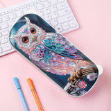 DIY Diamond Painting Stationery Box Kit|Pink Owl