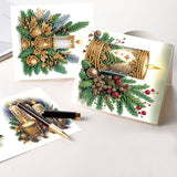 6 pcs Diamond Art Painted Greeting Card, Truck Owl 5D DIY Special Shape Diamond Card Creative Gift, Christmas Thanksgiving Greeting Card Congratulation
