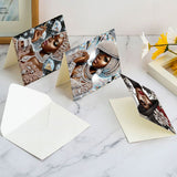 6pcs Diamond Art Painting Kit Greeting Card, Diablo Temperament Goddess 5D DIY Special Shape Diamond Greeting Card Creative Gifts, Christmas Thanksgiving Greeting Card Congratulation