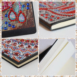 Diamond Painting Notebook Kit, 5D DIY Diamond Art Painting Special Shape Crystal Artificial Diamond Partial Mosaic Crafts Notebook Kit