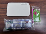 Mvvmtop Diamond Painting Vertical Makeup Mirror Kit-White