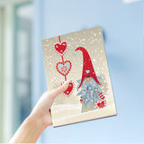 Diamond Painting Notebook Kit, DIY Diamond Art Painting Special Shape Crystal Diamond Partial Mosaic Crafts Notebook Kit
