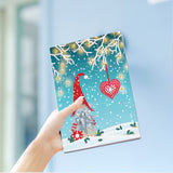 Diamond Painting Notebook Kit, DIY Diamond Art Painting Special Shape Crystal Diamond Partial Mosaic Crafts Notebook Kit