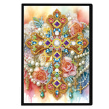 Diamond Painting Notebook Kit, DIY Diamond Art Painting Special Shape Crystal Diamond Partial Mosaic Crafts Notebook Kit