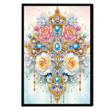 Diamond Painting Notebook Kit, DIY Diamond Art Painting Special Shape Crystal Diamond Partial Mosaic Crafts Notebook Kit
