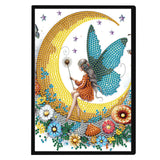 Diamond Painting Notebook Kit, DIY Diamond Art Painting Special Shape Crystal Diamond Partial Mosaic Crafts Notebook Kit