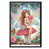Diamond Painting Notebook Kit, DIY Diamond Art Painting Special Shape Crystal Diamond Partial Mosaic Crafts Notebook Kit