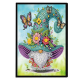 Diamond Painting Notebook Kit, DIY Diamond Art Painting Special Shape Crystal Diamond Partial Mosaic Crafts Notebook Kit