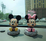 DIY Mickey Minnie car ornaments  (with glue tools)