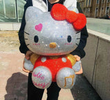 DIY Oversized 40cm Black Hello Kitty  (with glue tools)