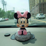 DIY Mickey Minnie car ornaments  (with glue tools)