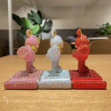 12cm high DIY bear cell phone holder  (with glue tools) - Hibah-Diamond painting art studio
